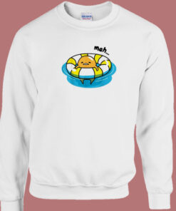 Gudetama Pool Float 80s Sweatshirt Gudetama Pool Float 80s Sweatshirt
