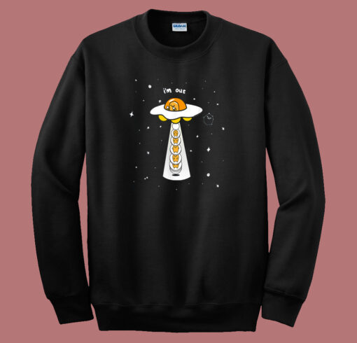 Gudetama Spaced Out 80s Sweatshirt