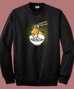 Gudetama Ugh Rice Bowl 80s Sweatshirt