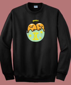 Gudetama Zodiac Gemini 80s Sweatshirt