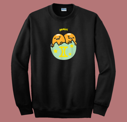 Gudetama Zodiac Gemini 80s Sweatshirt