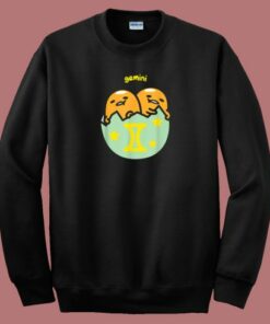Gudetama Zodiac Gemini 80s Sweatshirt