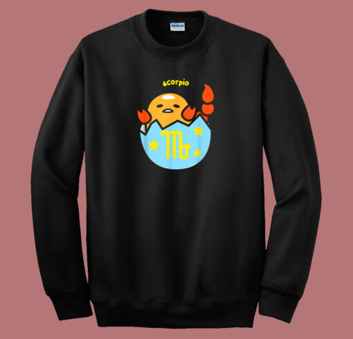 Gudetama Zodiac Scorpio 80s Sweatshirt