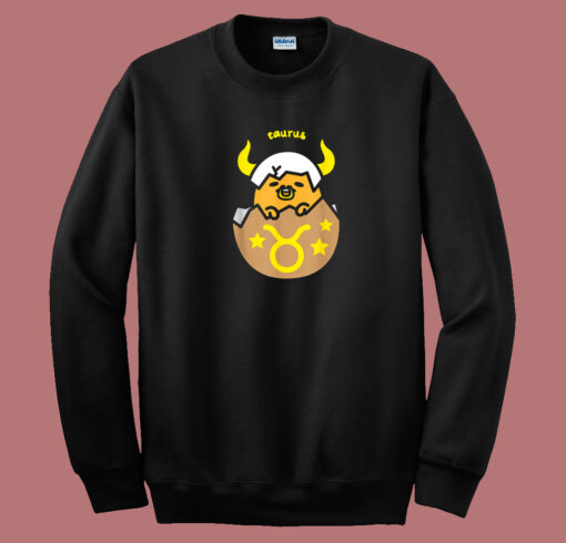 Gudetama Zodiac Taurus 80s Sweatshirt