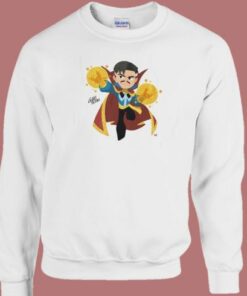 Guri Hiru Doctor Strange 80s Sweatshirt