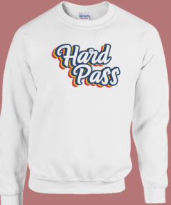 Hard Pass Funny Retro 80s Sweatshirt 1