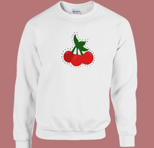 Harry Styles Bedazzled Cherry Sweatshirt On Sale