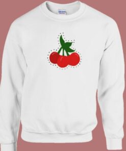Harry Styles Bedazzled Cherry Sweatshirt On Sale 1 Harry Styles Bedazzled Cherry Sweatshirt On Sale 2