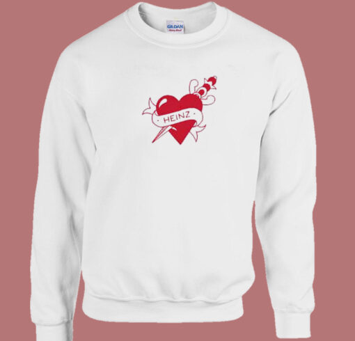 Heinz Red Tattoo Heart Sweatshirt