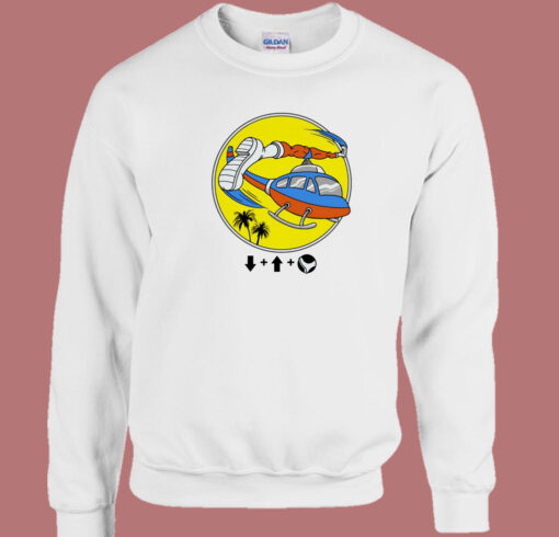 Helicopter Kick 80s Sweatshirt