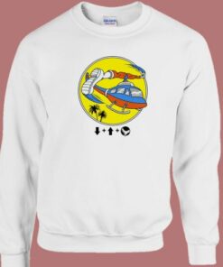 Helicopter Kick 80s Sweatshirt