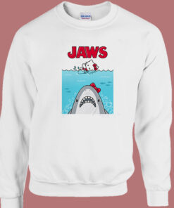 Hello Kitty Jaws Funny Sweatshirt Hello Kitty Jaws Funny Sweatshirt