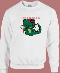 Hellozilla Hello Kitty Godzilla Sweatshirt 1 Hellozilla Hello Kitty Godzilla Sweatshirt 2