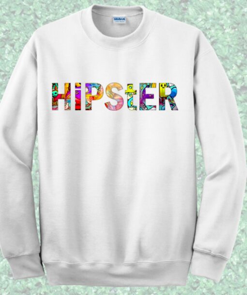 Hipster Crewneck Sweatshirt