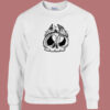 Horns Skull Psycho 80s Sweatshirt