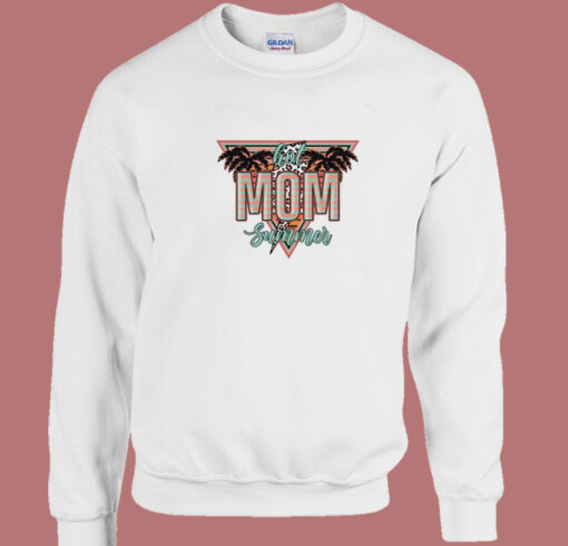 Hot Mom Summer Vacation 80s Sweatshirt