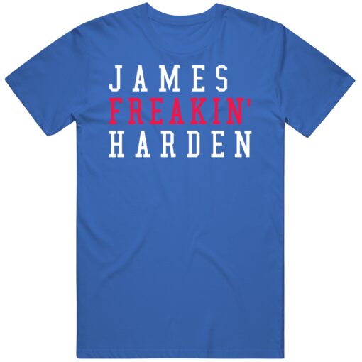 James Harden Freakin Philadelphia Basketball Fan T Shirt