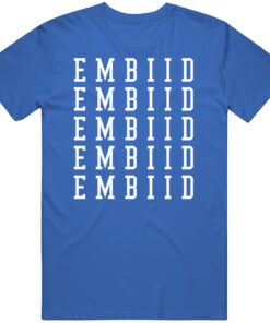 Joel Embiid X5 Philadelphia Basketball Fan T Shirt Joel Embiid X5 Philadelphia Basketball Fan T Shirt