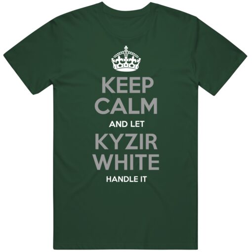 Kyzir White Keep Calm Philadelphia Football Fan T Shirt