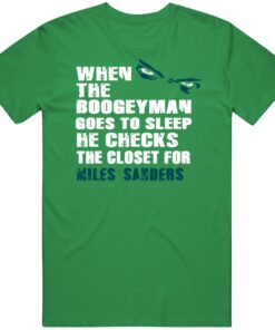 Miles Sanders Boogeyman Philadelphia Football Fan T Shirt Miles Sanders Boogeyman Philadelphia Football Fan T Shirt