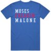 Moses Malone Freakin Philadelphia Basketball Fan T Shirt