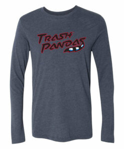 Navy Trash Pandas Long Sleeve T-shirt Navy Trash Pandas Long Sleeve T-shirt