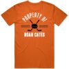 Noah Cates Property Of Philadelphia Hockey Fan T Shirt