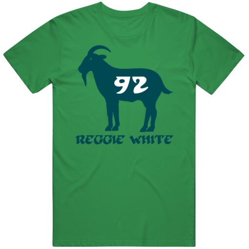 Reggie White Goat 92 Philadelphia Football Fan T Shirt