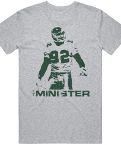 Reggie White The Minister Of Defense Philadelphia Football Fan T Shirt Reggie White The Minister Of Defense Philadelphia Football Fan T Shirt