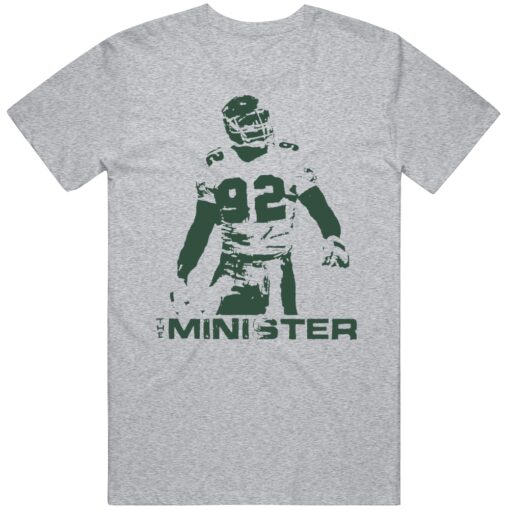 Reggie White The Minister Of Defense Philadelphia Football Fan T Shirt