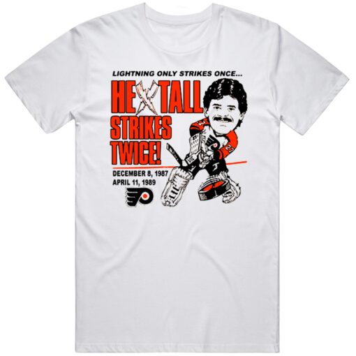 Ron Hextall Retro Hockey Caricature Philadelphia Fan T Shirt