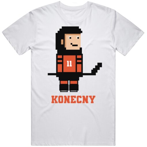 Travis Konecny 8 Bit Philadelphia Hockey Fan T Shirt