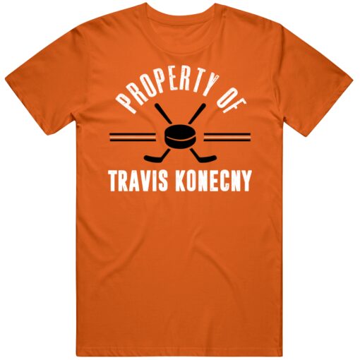 Travis Konecny Property Of Philadelphia Hockey Fan T Shirt