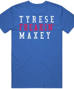 Tyrese Maxey Freakin Philadelphia Basketball Fan T Shirt Tyrese Maxey Freakin Philadelphia Basketball Fan T Shirt