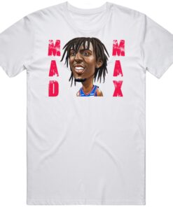 Tyrese Maxey Mad Max Caricature Philadelphia Basketball Fan T Shirt Tyrese Maxey Mad Max Caricature Philadelphia Basketball Fan T Shirt