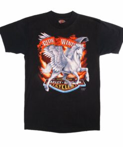 VINTAGE 3D EMBLEM HARLEY DAVIDSON TEE SHIRT 1990 SIZE MEDIUM MADE IN USA VINTAGE 3D EMBLEM HARLEY DAVIDSON TEE SHIRT 1990 SIZE MEDIUM MADE IN USA