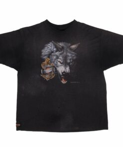 VINTAGE 3D EMBLEM HARLEY DAVIDSON WOLF TEE SHIRT 1992 3XL MADE IN USA VINTAGE 3D EMBLEM HARLEY DAVIDSON WOLF TEE SHIRT 1992 3XL MADE IN USA