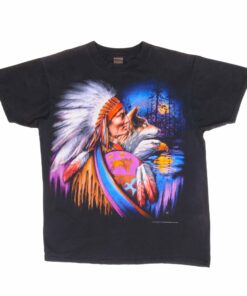 VINTAGE 3D EMBLEM INDIAN CHIEF TEE SHIRT 1993 SIZE XL MADE IN USA VINTAGE 3D EMBLEM INDIAN CHIEF TEE SHIRT 1993 SIZE XL MADE IN USA