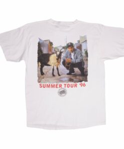 VINTAGE ADAM SANDLER SUMMER TOUR 1996 TEE SHIRT LARGE MADE IN USA