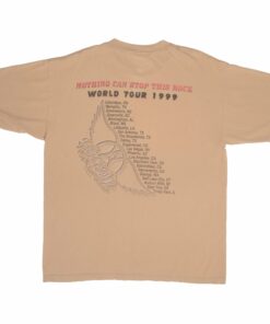VINTAGE AEROSMITH WORLD TOUR 1999 TEE SHIRT