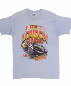 VINTAGE AMA MOTORCYCLE ROAD RACING LOUDON CAMEL 1995 TEE SHIRT LARGE MADE USA