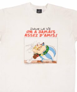 VINTAGE ASTERIX OBELIX ON A JAMAIS ASSEZ DAMIS TEE SHIRT 1996 1