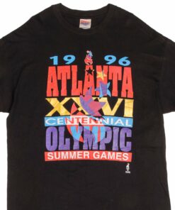 VINTAGE ATLANTA OLYMPICS SUMMER GAMES 1996 TEE SHIRT SIZE XL MADE IN USA VINTAGE ATLANTA OLYMPICS SUMMER GAMES 1996 TEE SHIRT SIZE XL MADE IN USA