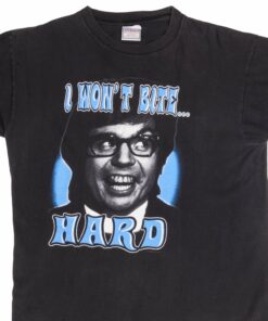 VINTAGE AUSTIN POWERS I WON’T BITE HARD TEE SHIRT 1998 VINTAGE AUSTIN POWERS I WON’T BITE HARD TEE SHIRT 1998