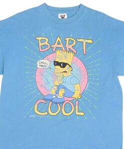 VINTAGE BART SIMPSON COOL TEE SHIRT 1991 SIZE XL MADE IN USA 1