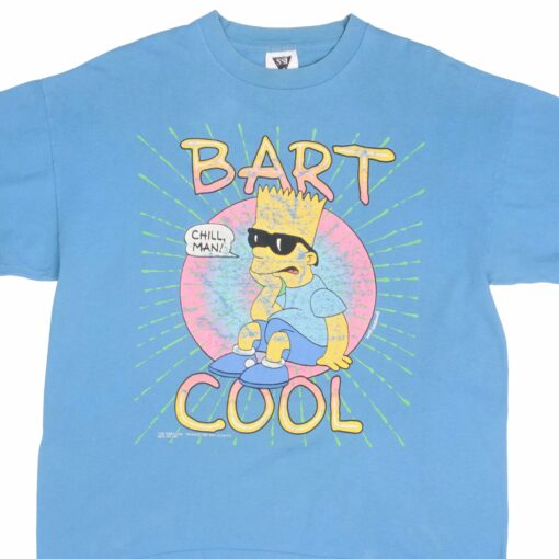 VINTAGE BART SIMPSON COOL TEE SHIRT 1991 SIZE XL MADE IN USA