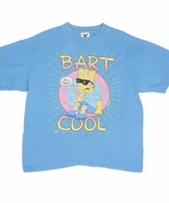 VINTAGE BART SIMPSON COOL TEE SHIRT 1991 SIZE XL MADE IN USA 1 VINTAGE BART SIMPSON COOL TEE SHIRT 1991 SIZE XL MADE IN USA 3