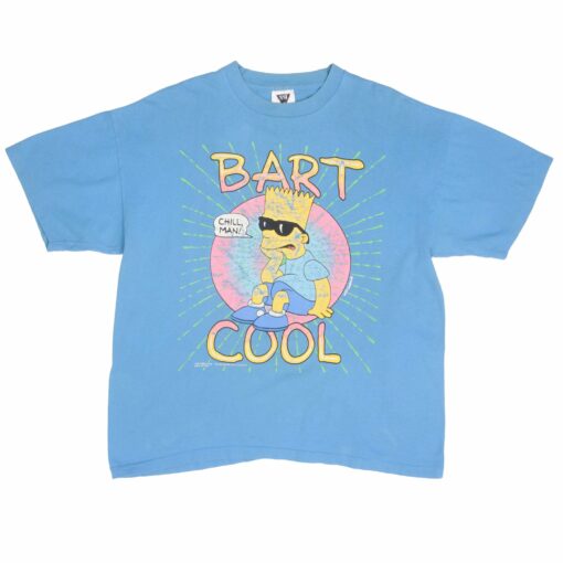 VINTAGE BART SIMPSON COOL TEE SHIRT 1991 SIZE XL MADE IN USA