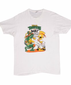 VINTAGE BART SIMPSON X NINJA TURTLES TEE SHIRT 1990S SIZE LARGE MADE IN USA 1 VINTAGE BART SIMPSON X NINJA TURTLES TEE SHIRT 1990S SIZE LARGE MADE IN USA 2