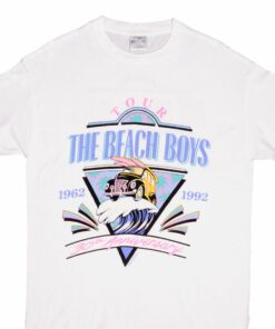 VINTAGE BEACH BOYS 30TH ANNIVERSARY TEE SHIRT 1992 SIZE LARGE MADE IN USA 1